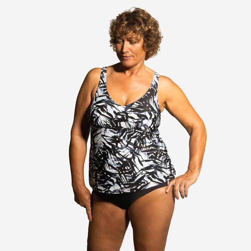 Tankini Lily Aquagym Damen Khaki 3 Tankini Lily Aquagym Damen Khaki – Bild 3