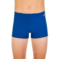 Badehose Boxer Jungen - 100 Basic Blau