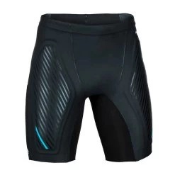 Badehose Jammer Neopren 2,5 Mm Doppelte Einsätze Schwarz/türkis