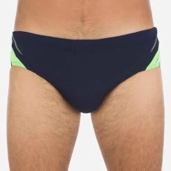 Badehose Slip 900 Yoke DK Herren Blau/grün