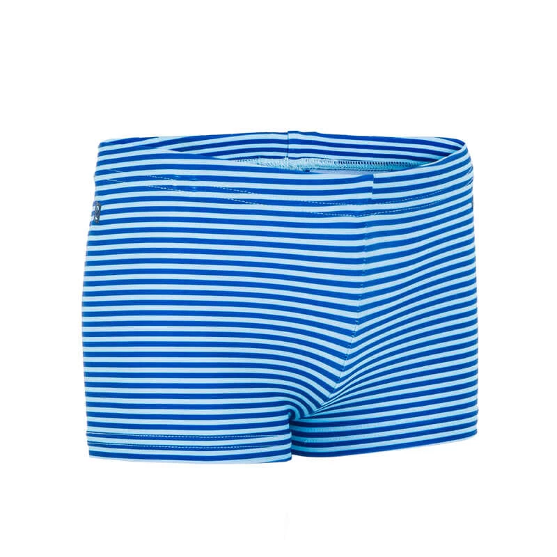 Boxer-Badehose Babys/Kleinkinder -bedruckt Streifen Blau 1 Boxer-Badehose Babys/Kleinkinder -bedruckt Streifen Blau