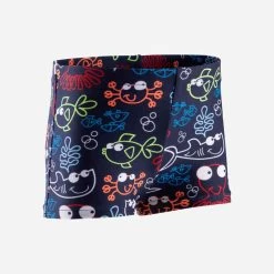 Boxer-Badehose Babys/Kleinkinder - Fish-Print Blau