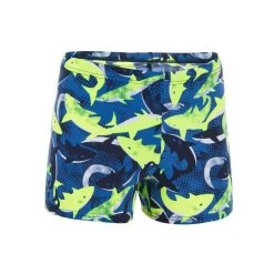 Badehose Boxer Jungen - Fitib Marineblau/neongrün -Sportbekleidung Verkauf boxer badehose jungen fitib blauneongelb
