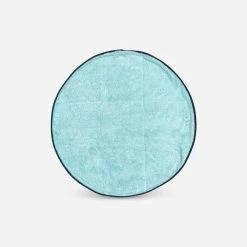 Fuß-Handtuch Weiche Mikrofaser Beidseitig Durchmesser 60 cm - Hellgrün