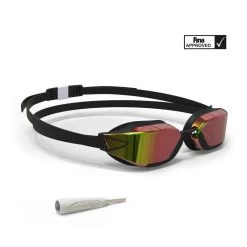 Schwimmbrille Verspiegelt - B-Fast 900 Schwarz/rot