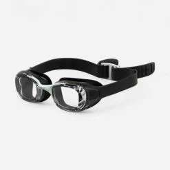 Schwimmbrille XBase Optique Korrekturgläser Kurzsichtigkeit Klar Schwarz