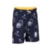 Schwimmshorts Jungen - 100 Long Pool Marineblau/ocker