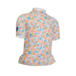 UV-Shirt Baby Kurzarm UV-Schutz 50+ - Blumenprint